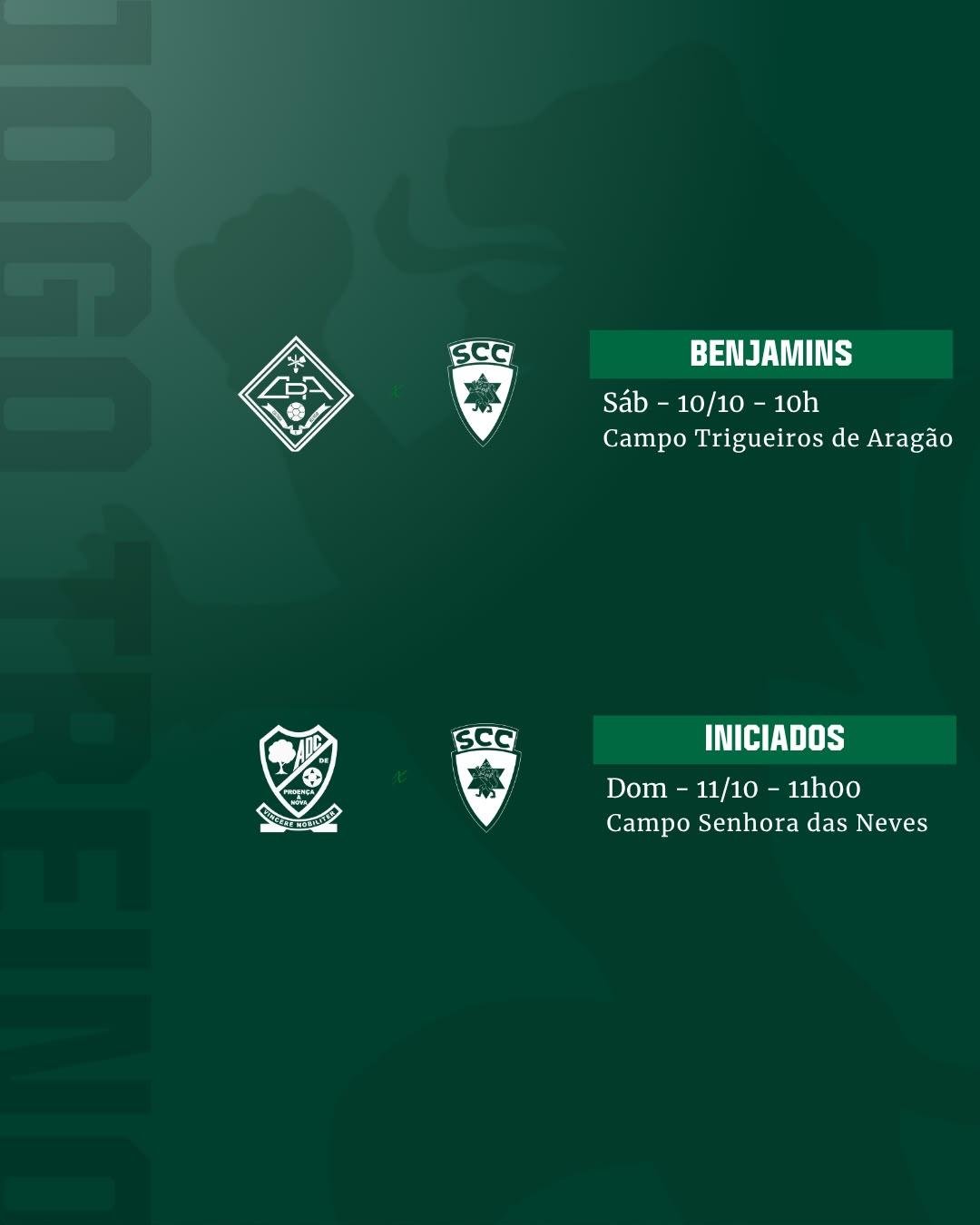 Jogos de Preparação - Formação
