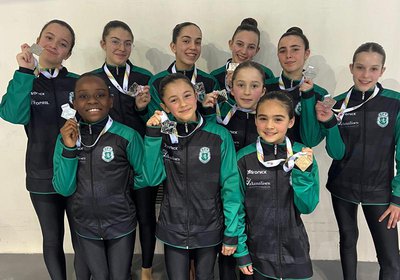 2º lugar no Open Nacional de TeamGym