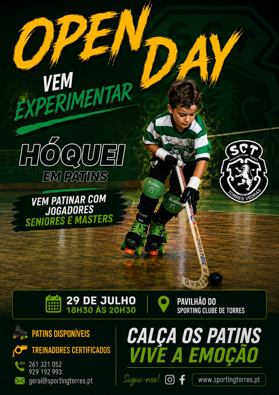 OPEN DAY HÓQUEI EM PATINS