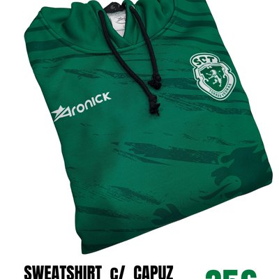 Sweatshirt Capuz Verde