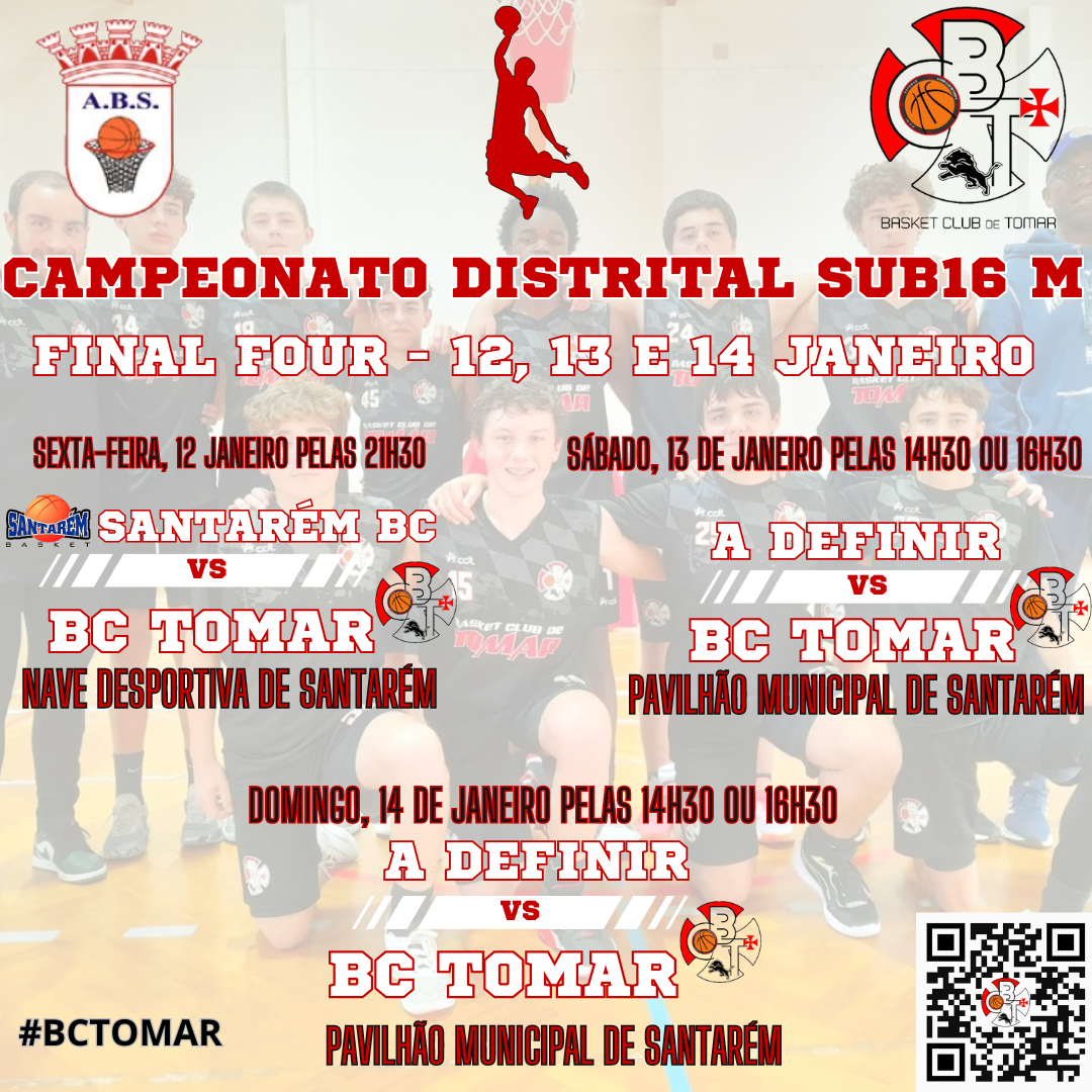 Sub16 Masculinos na Final Four do Campeonato Distrital de Sub16 Masculinos