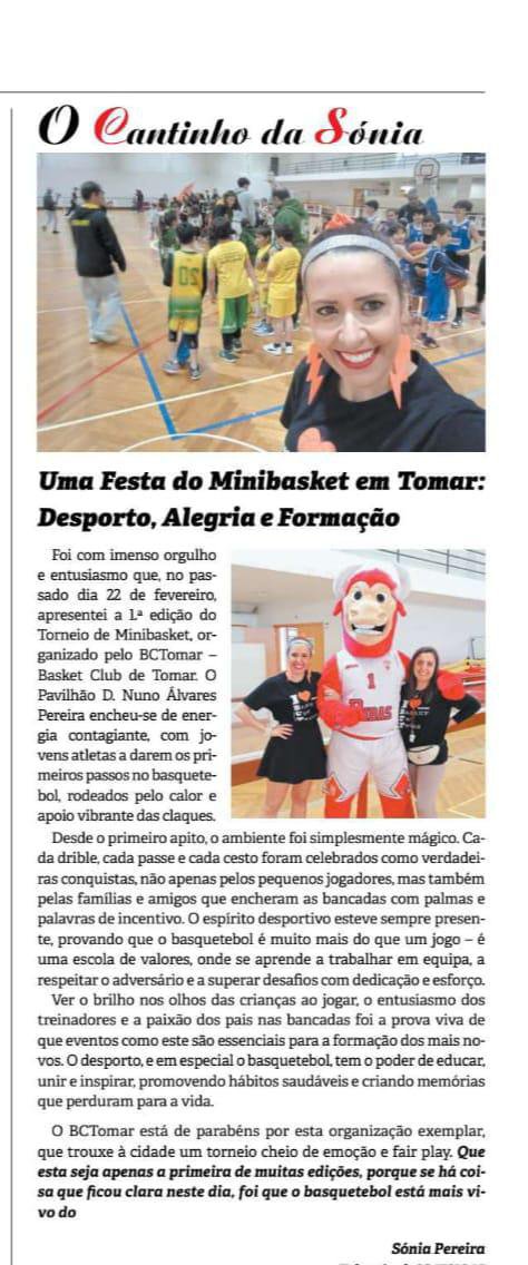 JORNAL TEMPLARIO EM Sábado Há Minis - 22 de Fevereiro 2025