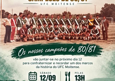 Almoço de confraternização campeões 80/81