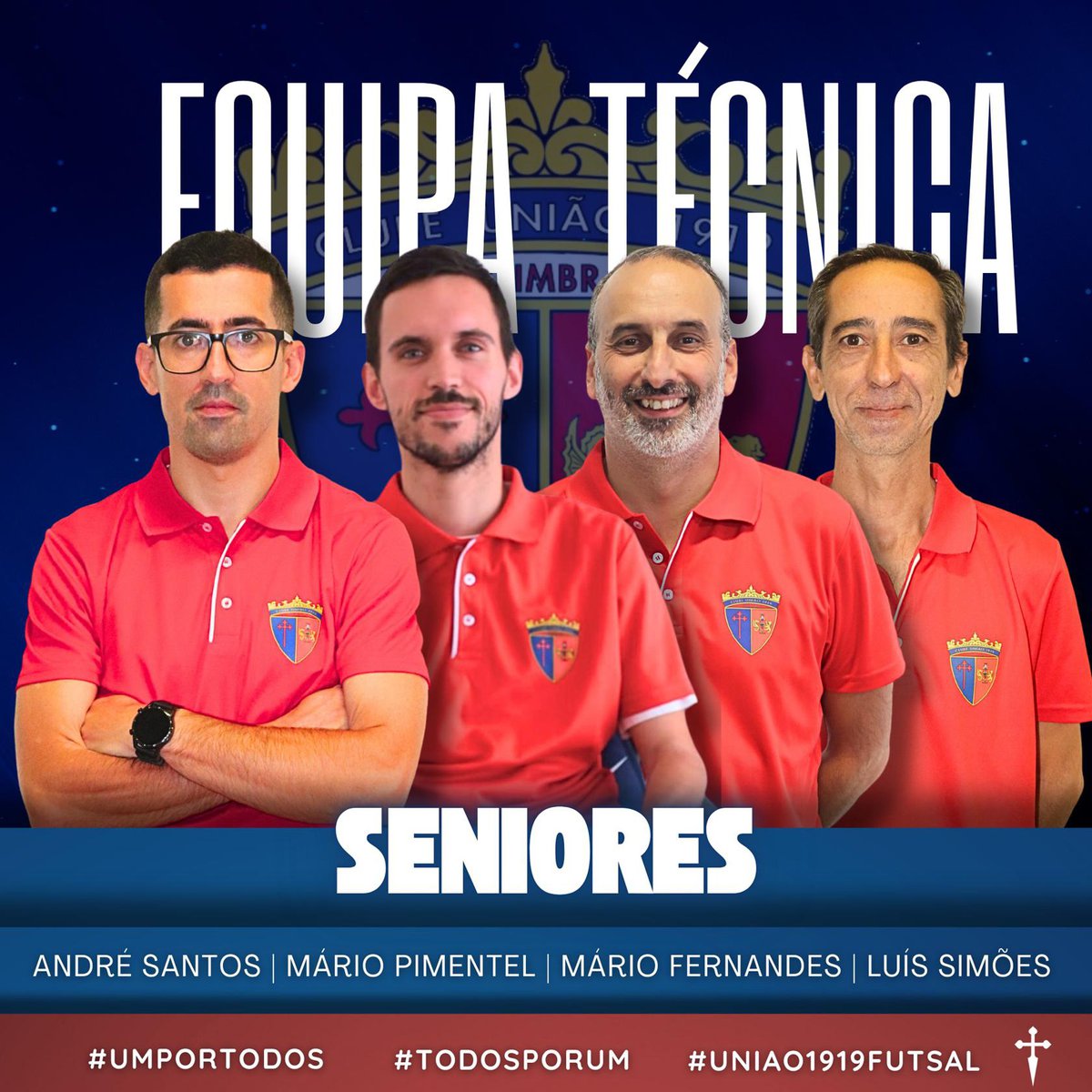 Equipa técnica – Seniores Futsal