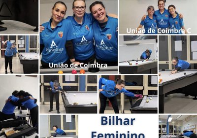 Equipa de bilhar feminina nas finais nacionais
