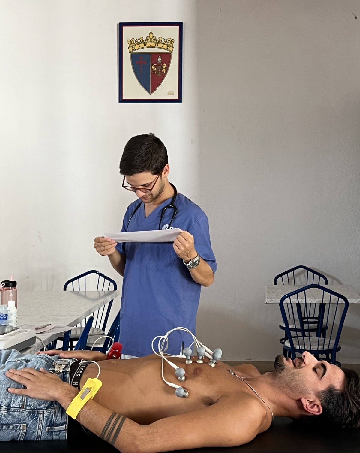 Ontem foi dia de exames médicos — os Gigantes da Arregaça estão de volta!