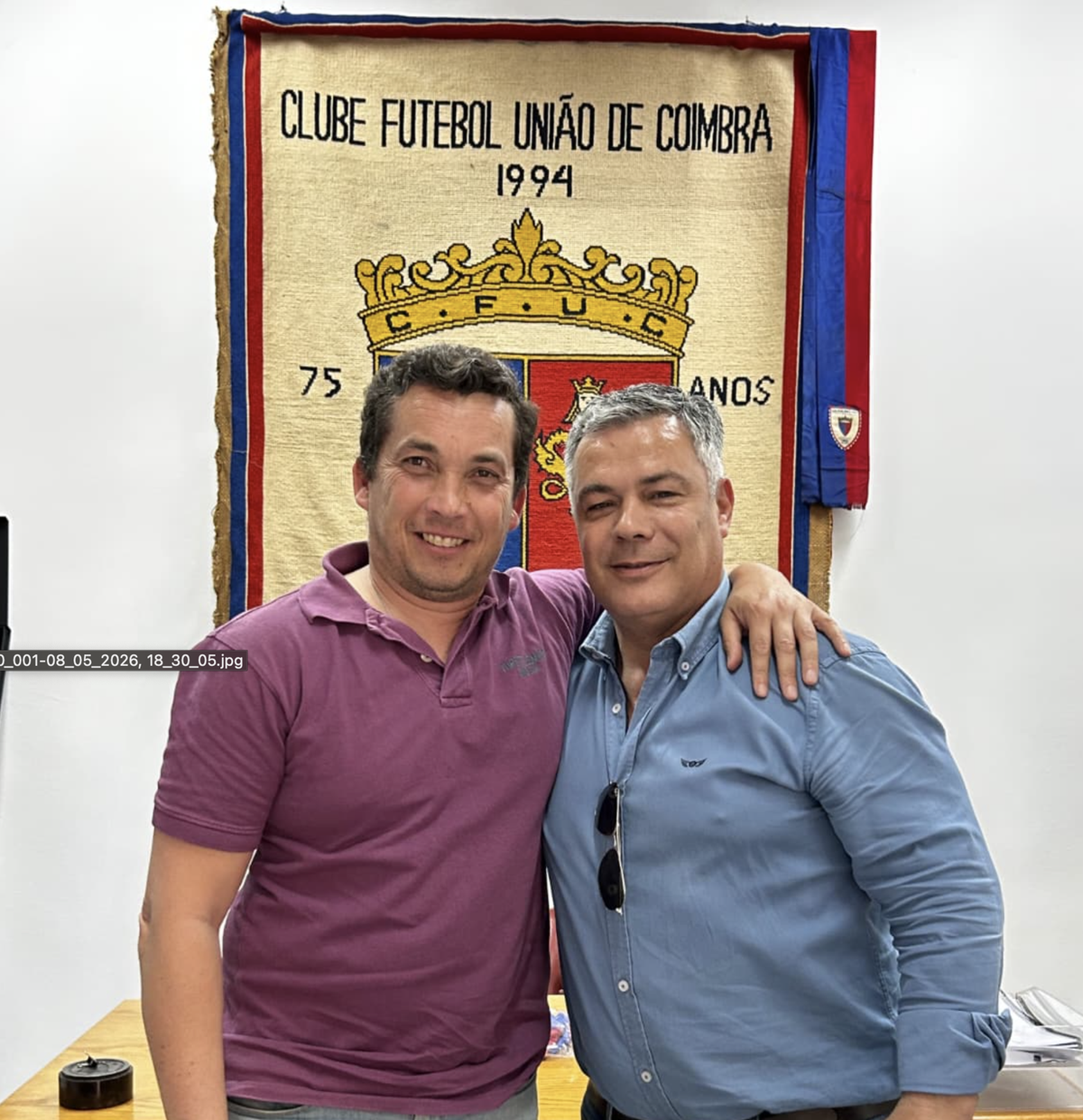 União de Coimbra reforça formação com Pedro Ilharco e Live with Smile