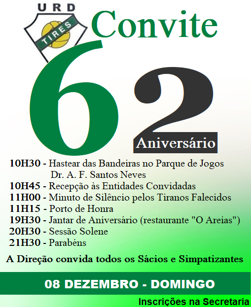 ANIVERSÁRIO 62