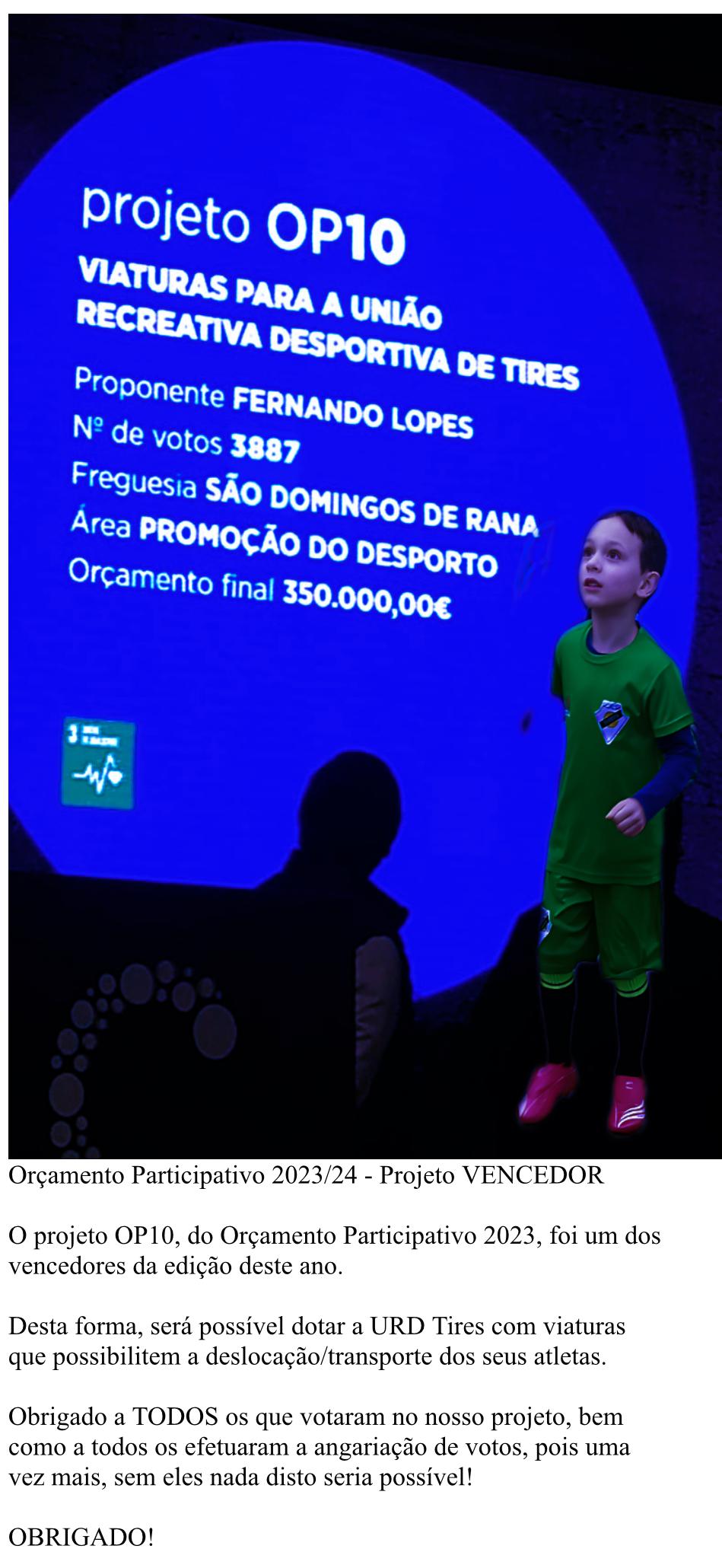 OP2023/2024 PROJETO VENCEDOR