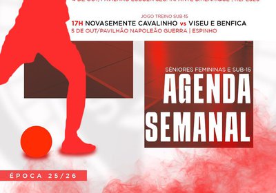 Agenda Feminino Viseu e Benfica