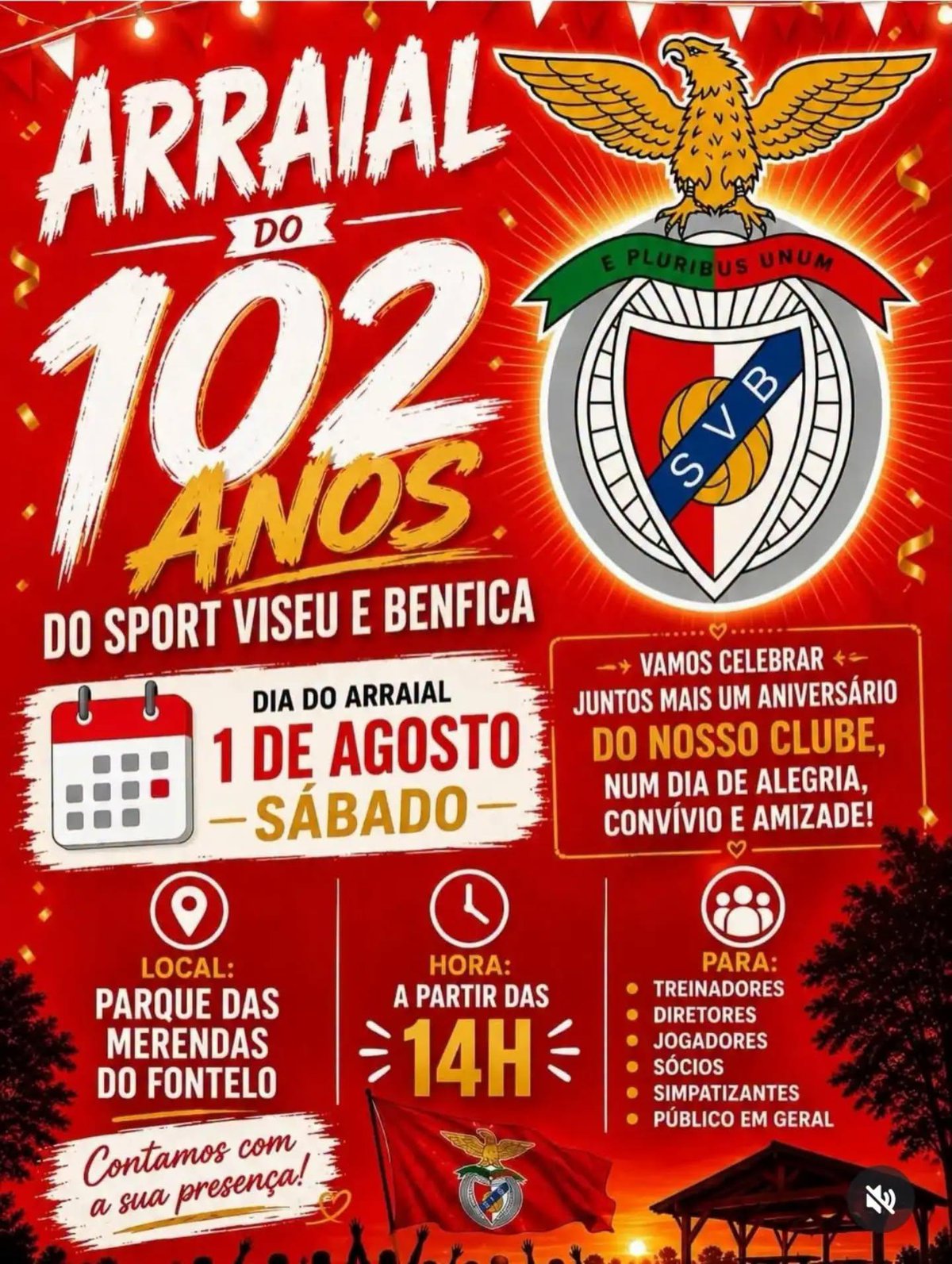 Comemoração 102 Anos Sport Viseu Benfica