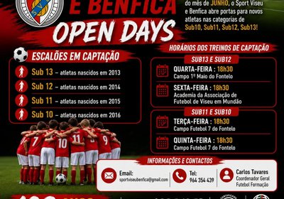 Open Days - Sub10, Sub11, Sub12, Sub13