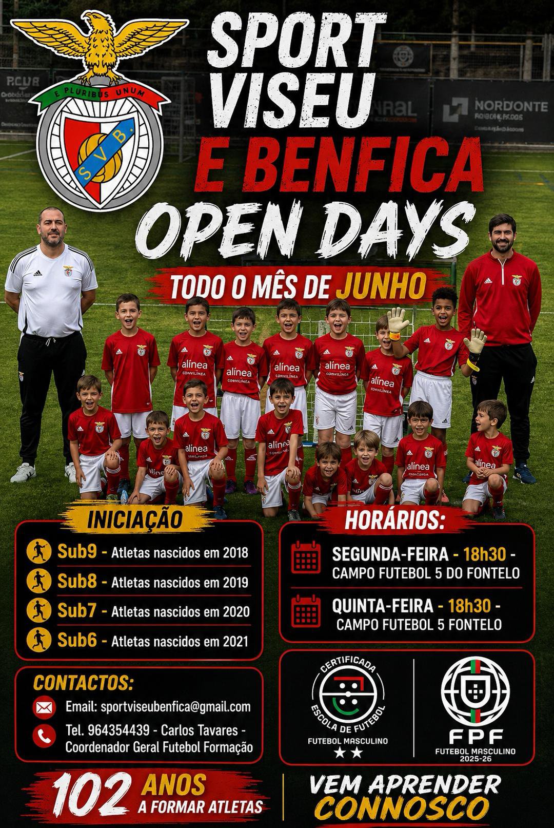 Open Days - Futebol Formação