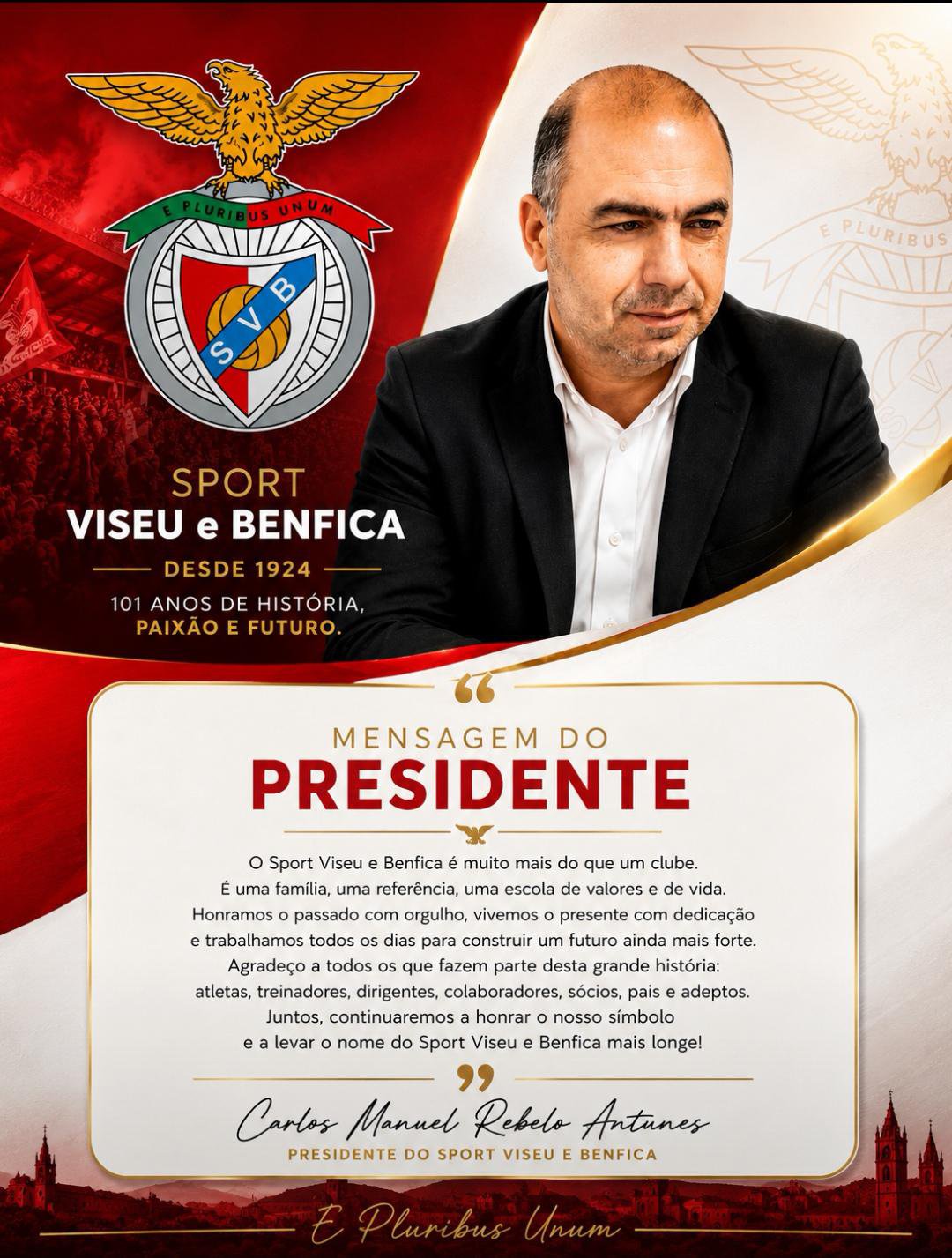 Mensagem do Presidente da Direção