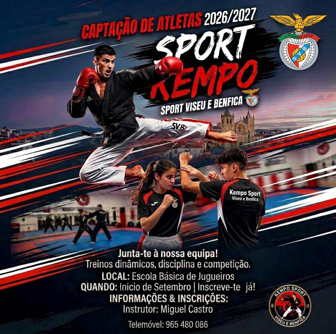 INSCRIÇÕES KEMPO SPORT VISEU E BENFICA