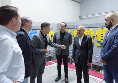 Visita Oficial do Presidente da Câmara de Guimarães às Instalações do Clube Desportivo Xico Andebol
