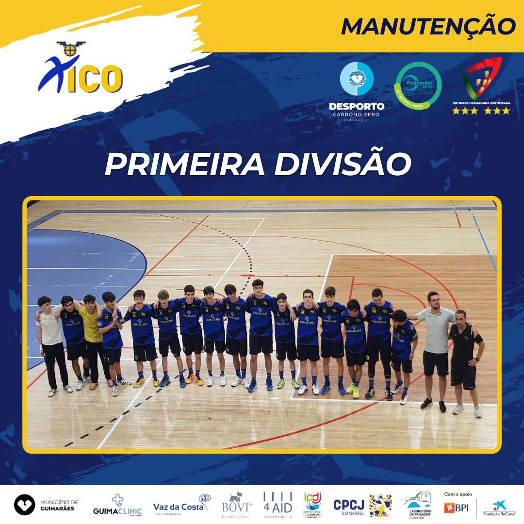 Sub-18 M: Xico Andebol mantém-se na 1.ª Divisão!