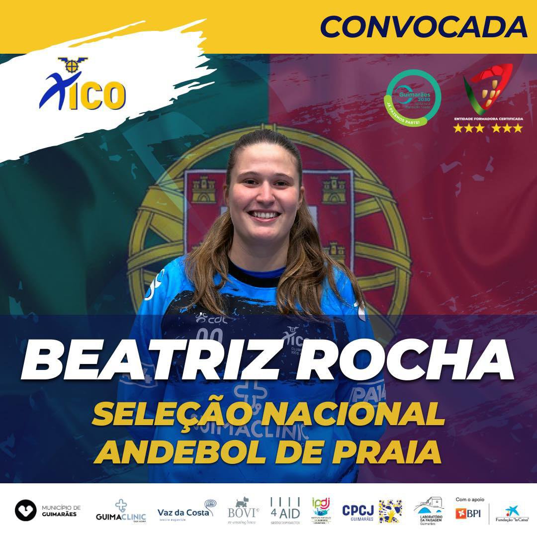 Ana Beatriz Rocha Silva convocada para a Seleção Nacional de Andebol de Praia!