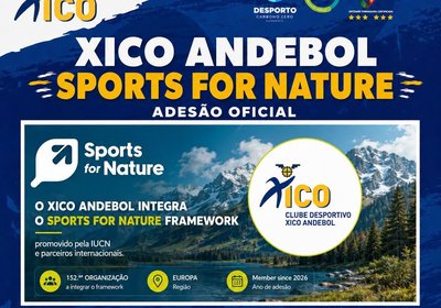 O Xico Andebol foi oficialmente aceite no Sports for Nature Framework