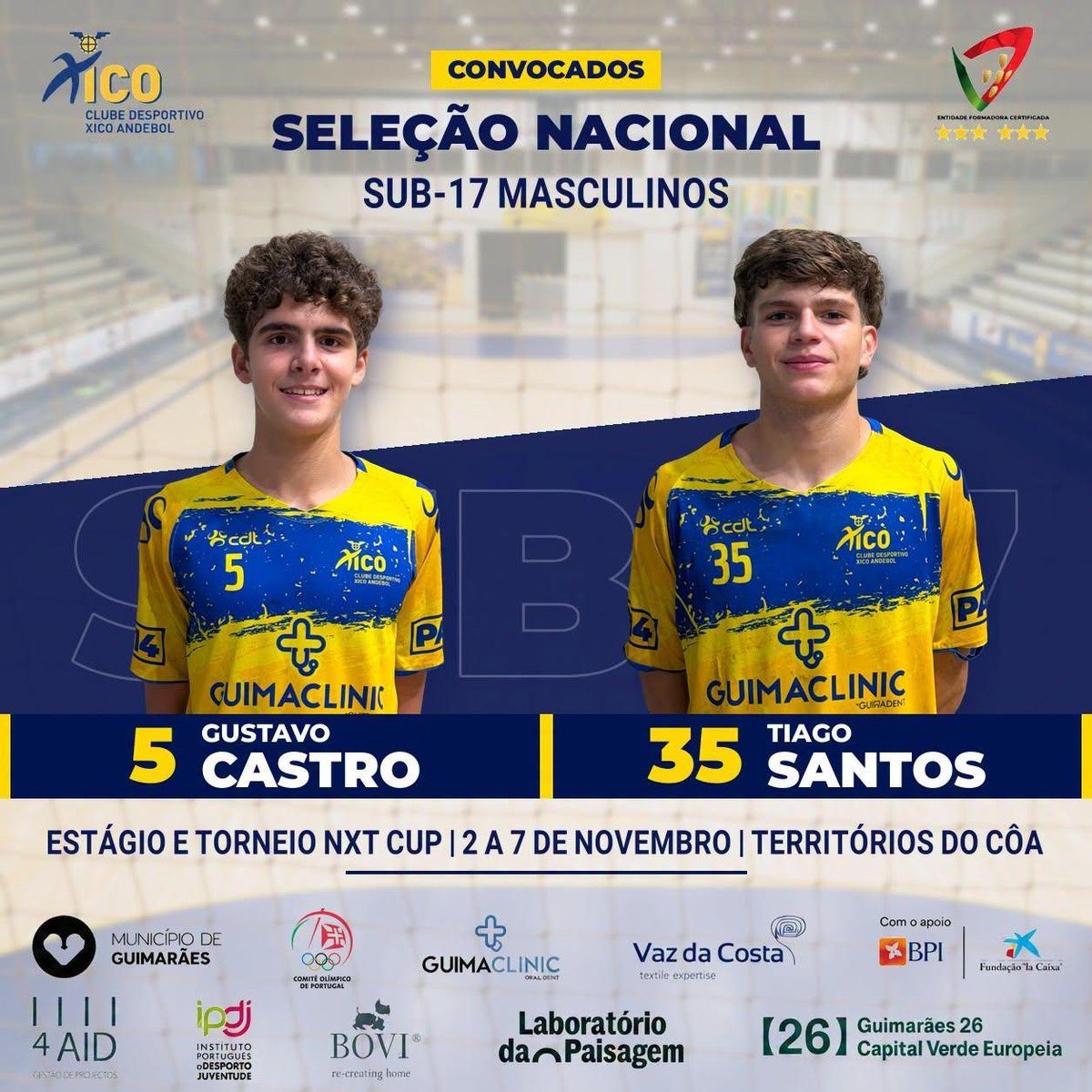 CONVOCADOS | SELEÇÃO NACIONAL SUB-17