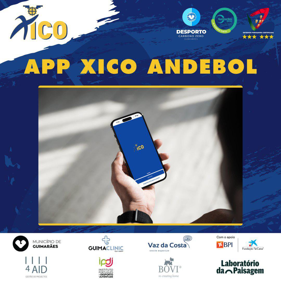 Sabia que o Xico Andebol tem uma APP desde setembro de 2025?