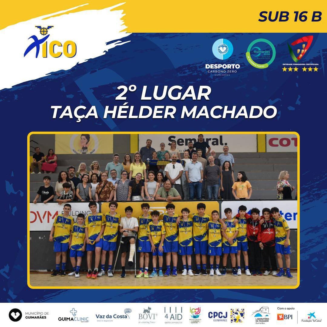 SUB16 B | 2.º LUGAR | TAÇA HÉLDER MACHADO