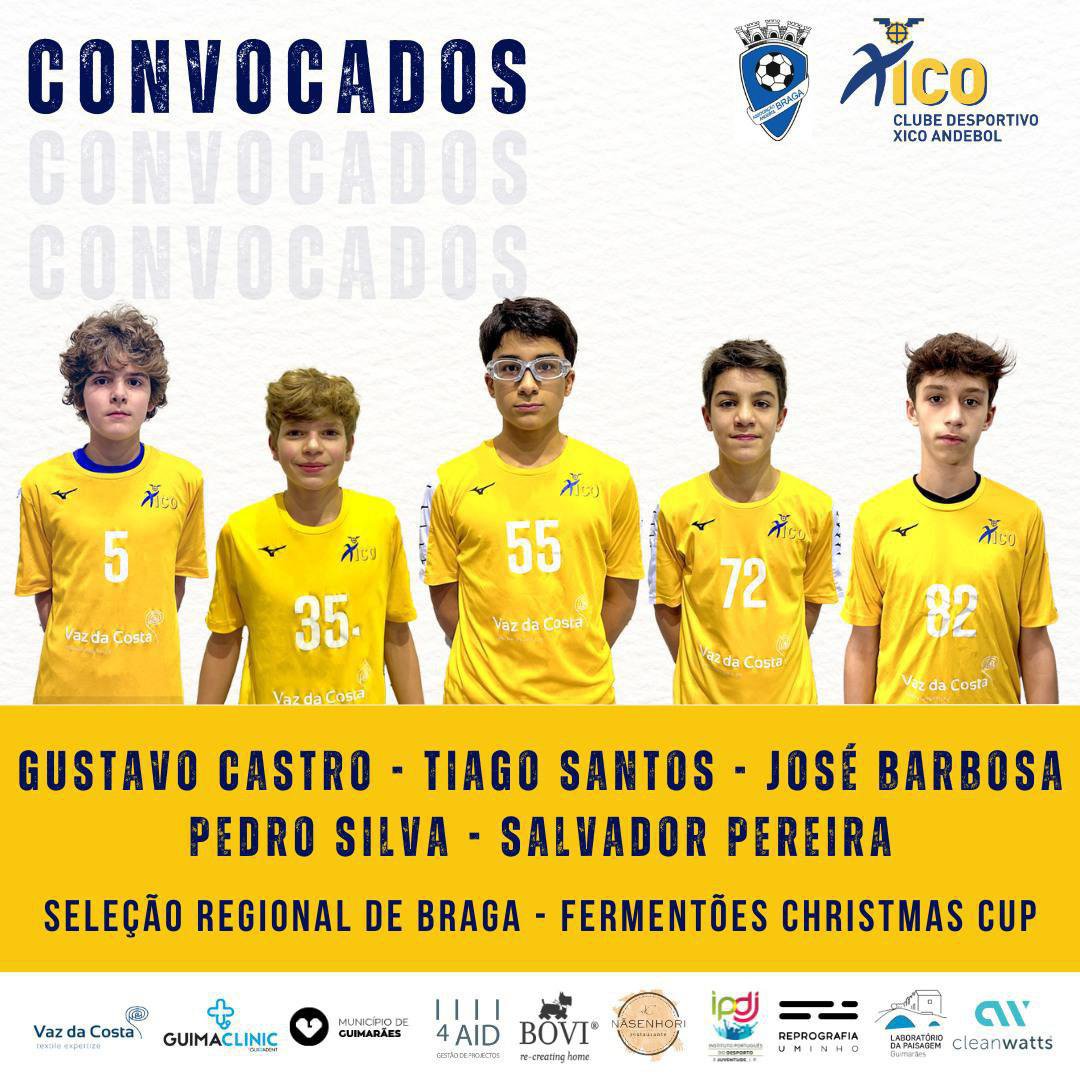 Convocados para a Seleção Regional de Braga!